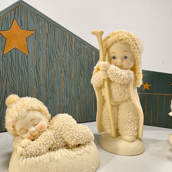Snow Babies Department 56 Babies in Bethlehem Nativity Set - Picture 5 of 11